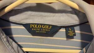 Polo Golf Ralph Lauren Striped Short Sleeve Polo Shirt Men's XL Blue